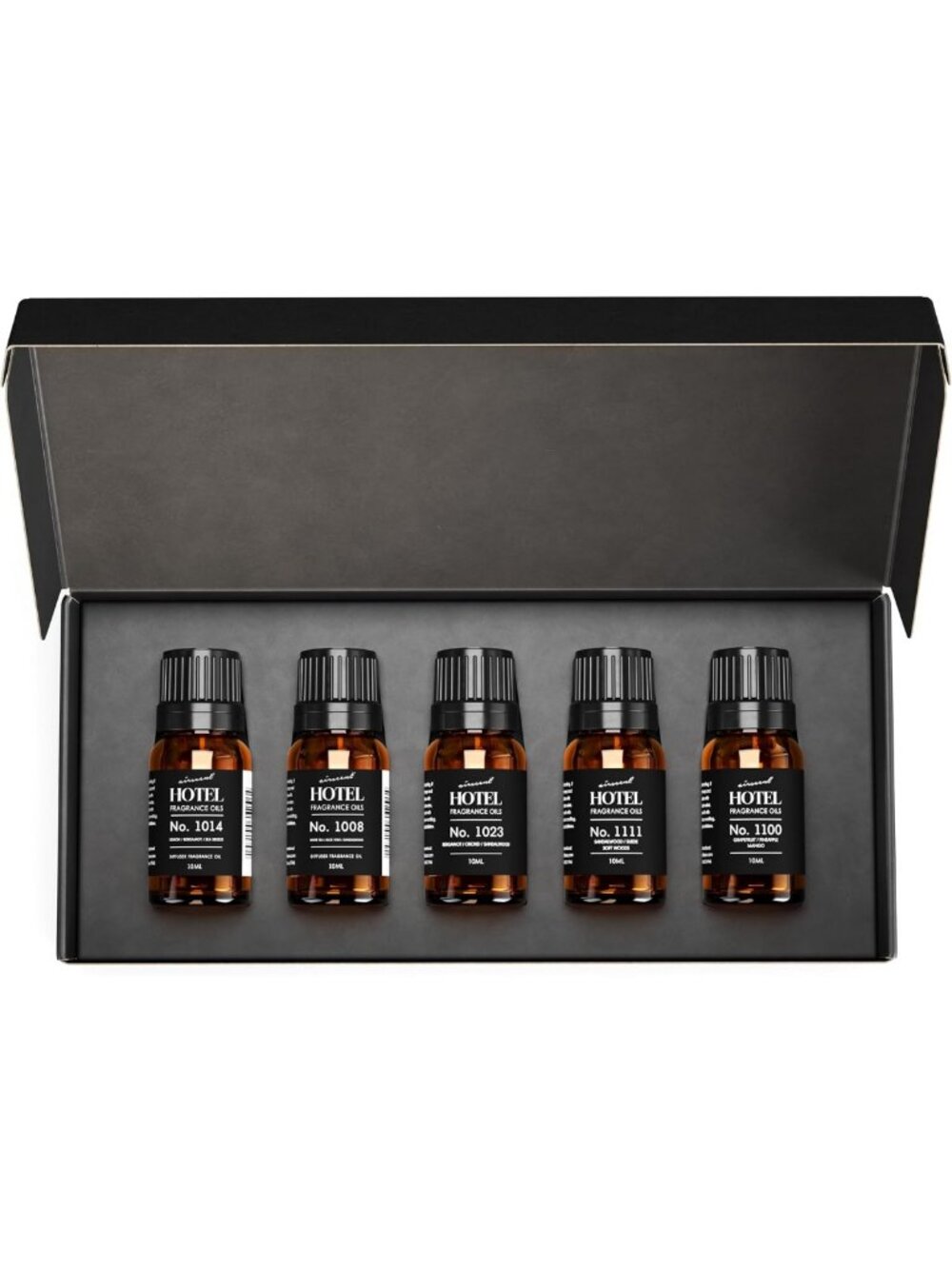 Luxury Hotel Diffuser Oil Gift Set - 5 Pack of Aromatherapy Oils, 10 mL Each